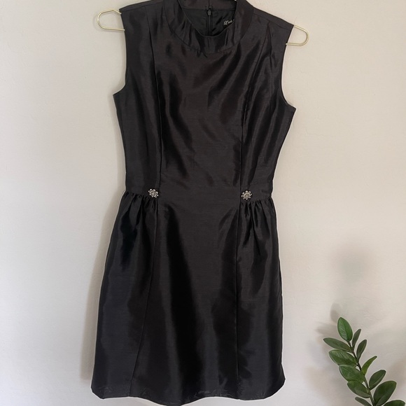 L’ECOLE DES FEMMES Black High Neck Dress Size Small - Picture 4 of 7